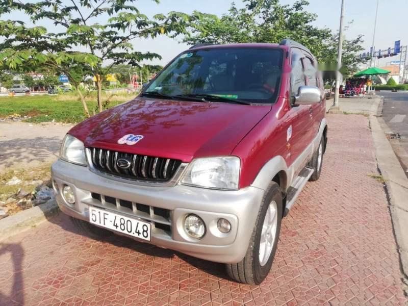 Daihatsu Terios  4x4WD 2003 - Cần bán lại xe Daihatsu Terios 4x4WD sản xuất 2003, màu đỏ, còn rất đẹp