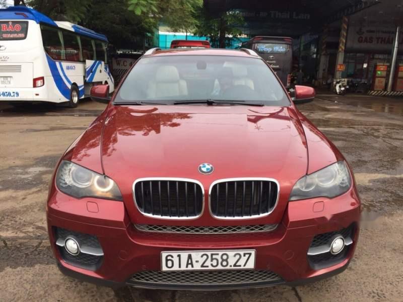 BMW X6 AT 2008 - Cần bán BMW X6 AT sản xuất năm 2008, màu đỏ, xe nhập, giá 800tr