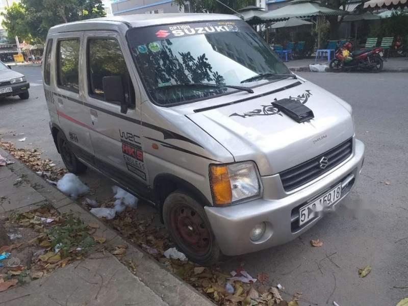 Suzuki Wagon R 2002 - Cần bán gấp Suzuki Wagon R năm 2002, màu bạc, nhập khẩu nguyên chiếc, giá 80tr