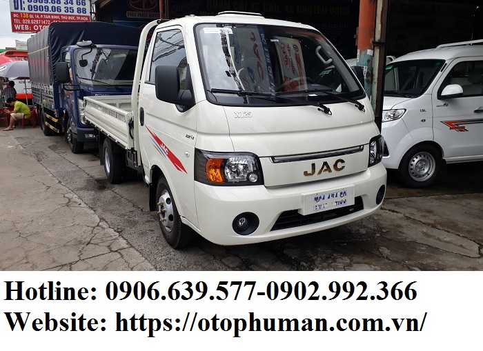 2019 - Xe tải JAC 1T25 động cơ dầu thùng dài 3m2