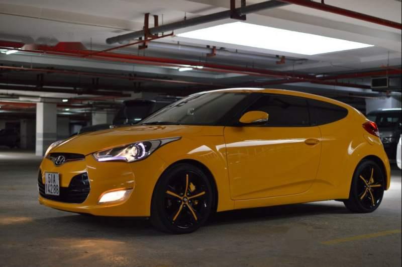 Hyundai Veloster   2011 - Cần bán Hyundai Veloster đời 2011, màu vàng, xe nhập, giá chỉ 499 triệu