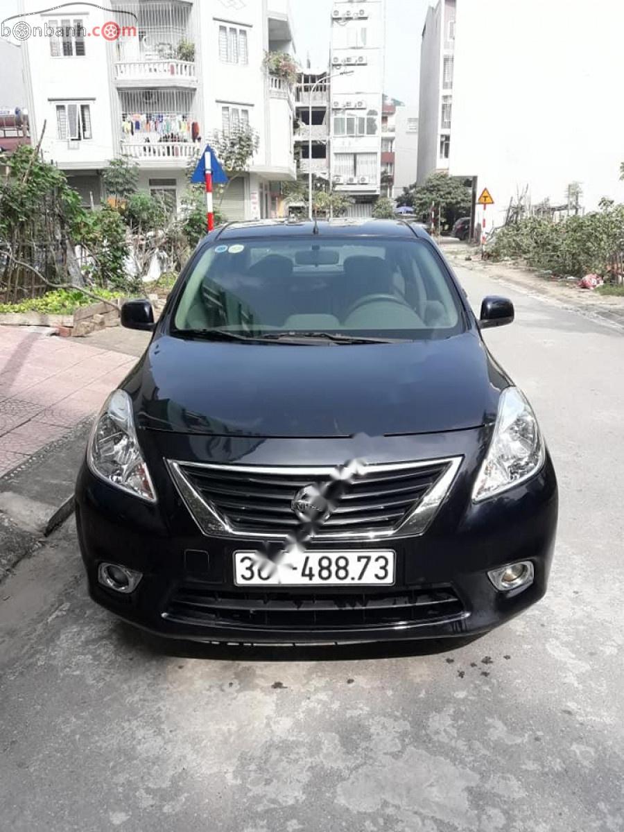 Nissan Sunny XV 1.5AT 2014 - Bán Nissan Sunny XV 1.5AT 2014, màu đen, số tự động, giá 390tr 