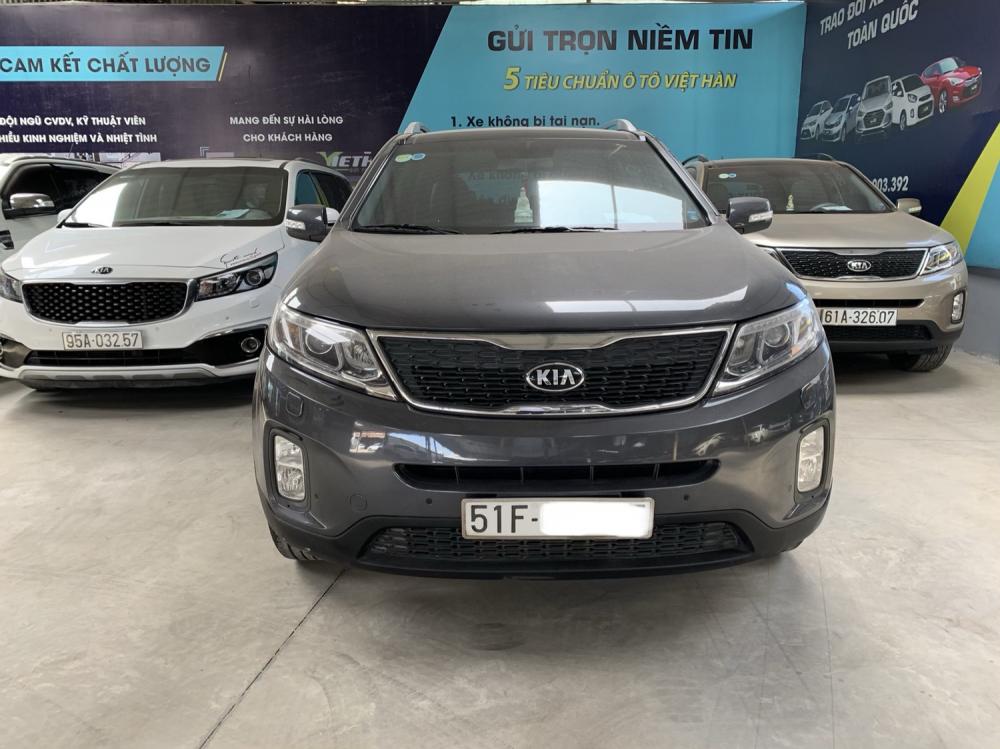 Kia Sorento GATH 2015 - Bán Sorento GATH 2015, màu xám, đúng chất, biển TP, giá TL, hỗ trợ trả góp