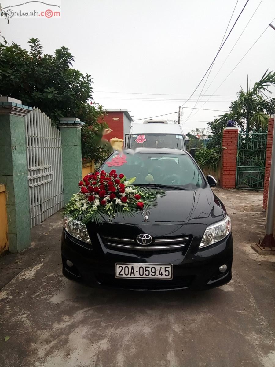 Toyota Corolla altis 1.8G AT 2009 - Cần bán xe Toyota Corolla altis 1.8G AT năm 2009, màu đen như mới 