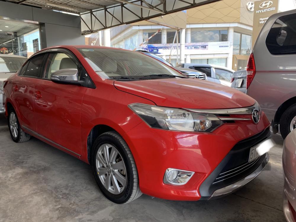 Toyota Vios E 2014 - Bán Vios E 2014, màu đỏ, đúng chất, biển thành phố, giá thương lượng, hỗ trợ trả góp