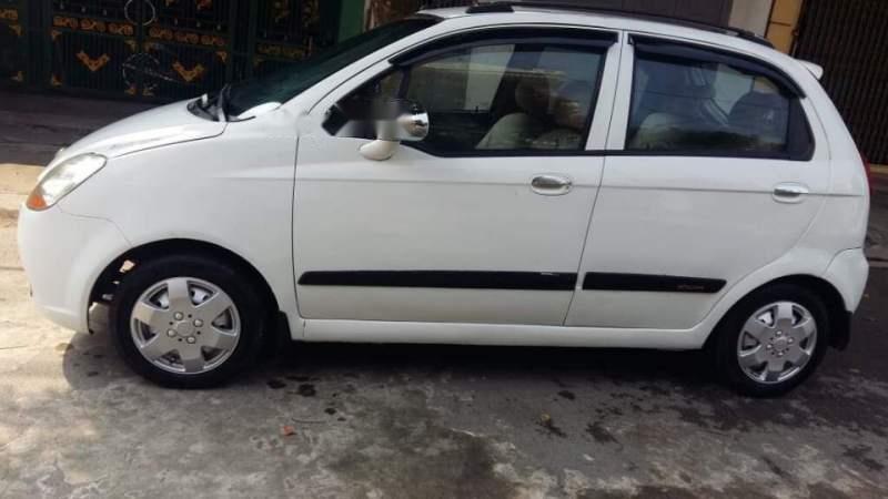 Chevrolet Spark   2009 - Bán Chevrolet Spark sản xuất 2009, màu trắng xe gia đình, giá tốt