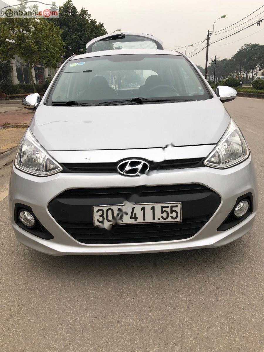 Hyundai Grand i10 Mt 2014 - Xe Hyundai Grand i10 Mt đời 2014, màu bạc, nhập khẩu chính chủ