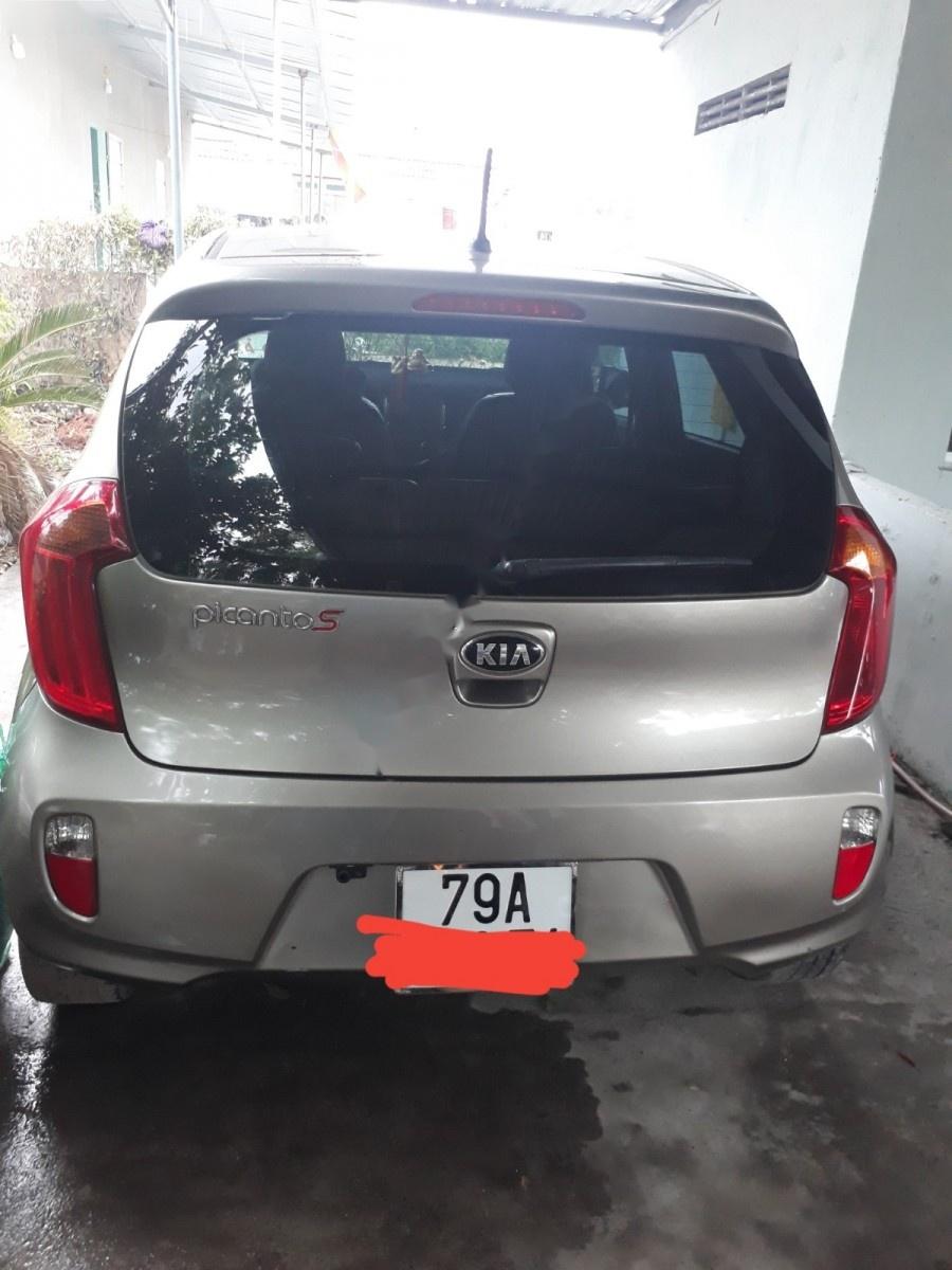 Kia Picanto S 1.25 AT 2014 - Bán Kia Picanto S 1.25 AT đời 2014, màu vàng, giá 318tr