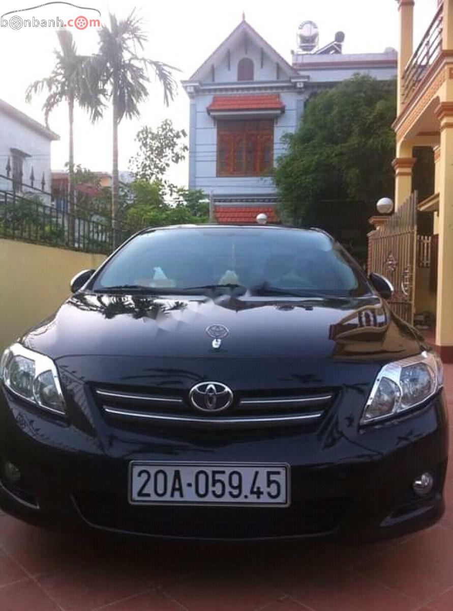 Toyota Corolla altis 1.8G AT 2009 - Cần bán xe Toyota Corolla altis 1.8G AT năm 2009, màu đen như mới 