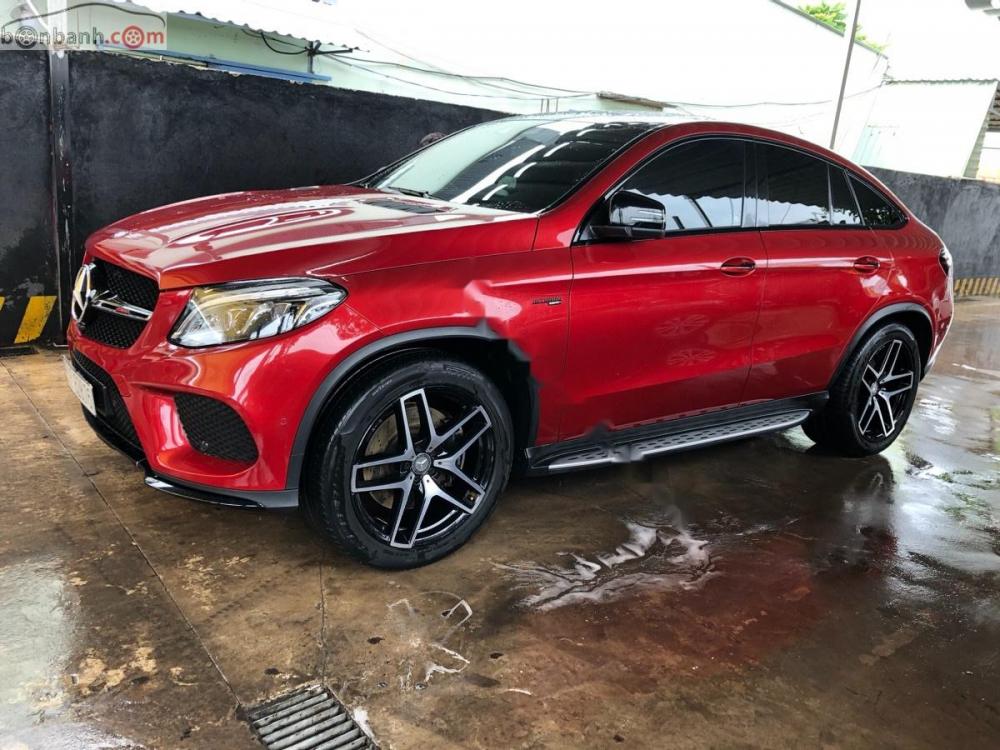 Mercedes-Benz GLE-Class   450   2016 - Cần bán gấp Mercedes 450 sản xuất năm 2016, màu đỏ, nhập khẩu, xe lướt nhất hiện tại