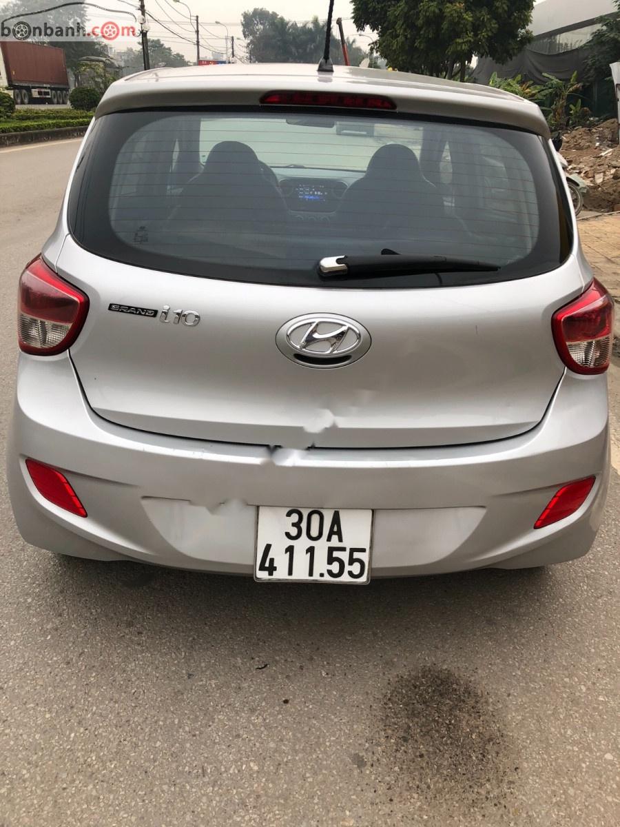 Hyundai Grand i10 Mt 2014 - Xe Hyundai Grand i10 Mt đời 2014, màu bạc, nhập khẩu chính chủ