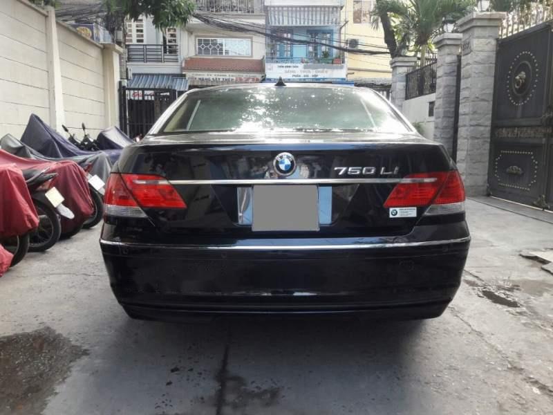 BMW 7 Series 750Li 2008 - Cần bán BMW 7 Series 750Li năm 2008, màu đen, xe nhập, giá 700tr