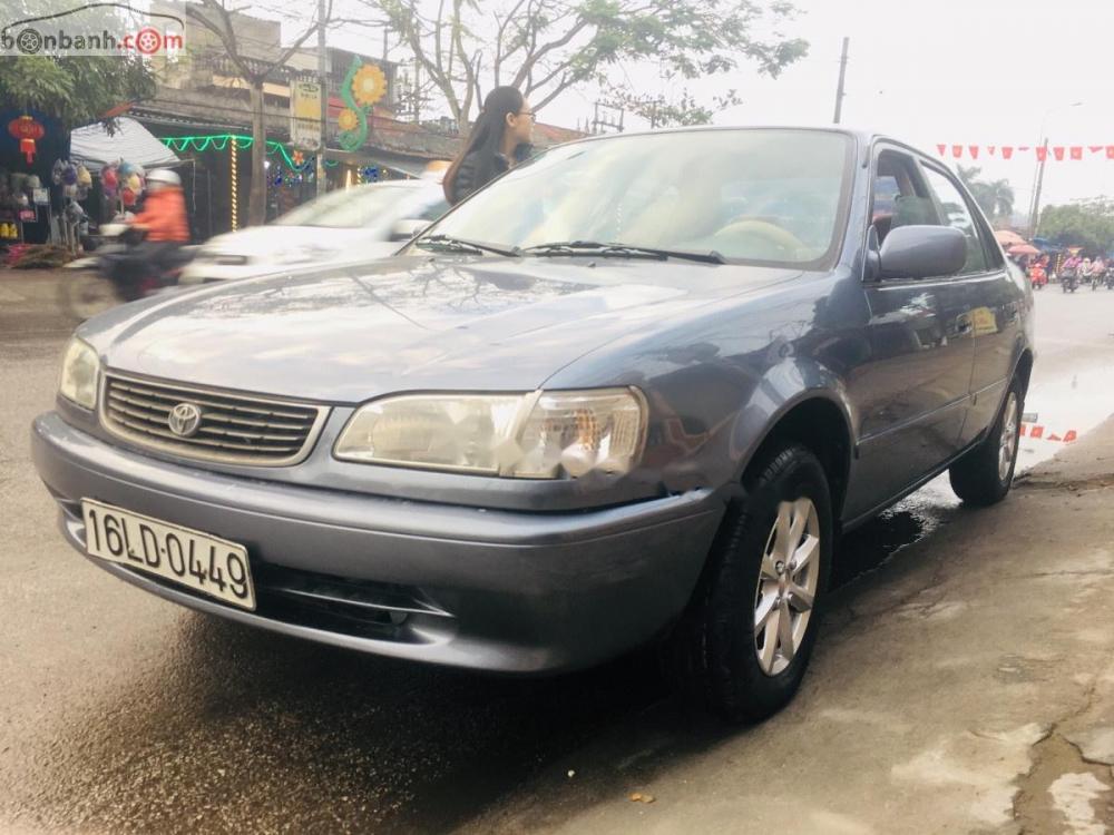 Toyota Corolla GLi 1.6 MT 1999 - Bán ô tô Toyota Corolla GLi 1.6 MT 1999, màu xám, nhập khẩu