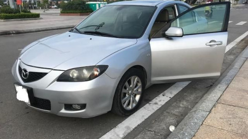 Mazda 3  1.6AT  2008 - Bán Mazda 3 1.6AT đời 2008, màu bạc, 303tr