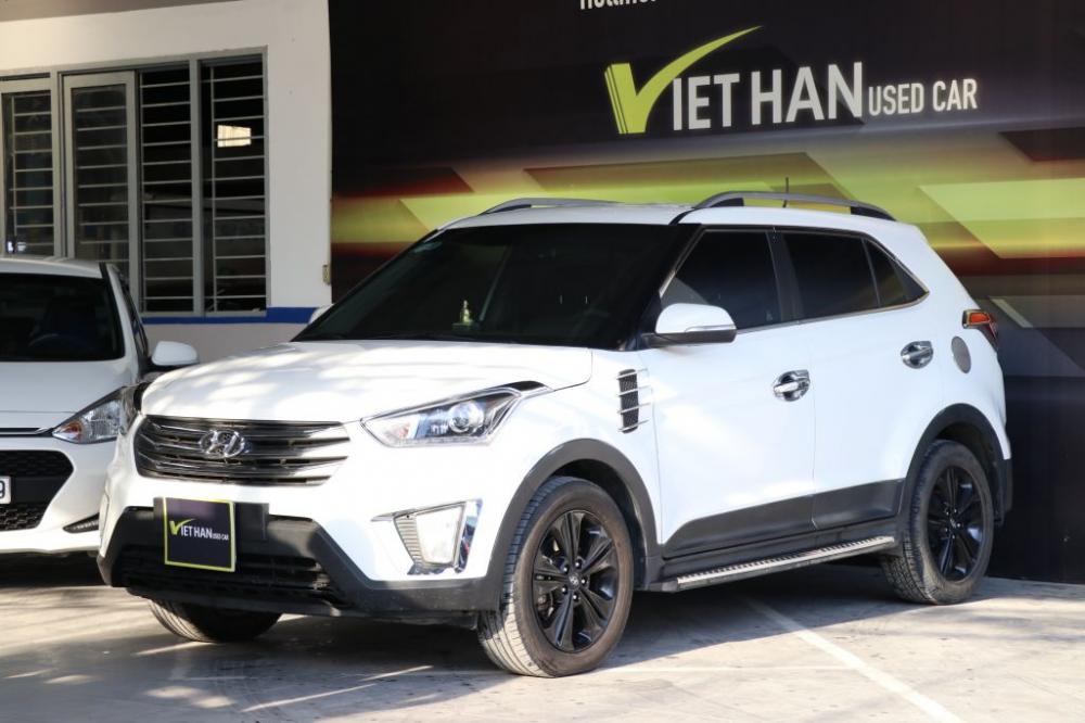 Hyundai Creta 1.6AT 2016 - Cần bán Hyundai Creta 1.6AT sản xuất năm 2016, màu trắng, nhập khẩu nguyên chiếc, 666tr