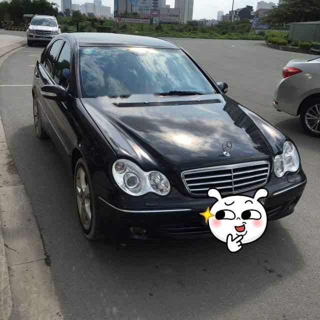 Mercedes-Benz C class  C240    2005 - Bán Mercedes C240 sản xuất 2005, màu đen chính chủ, 265tr