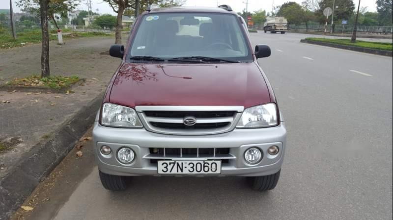 Daihatsu Terios   1.3MT 2005 - Cần bán gấp Daihatsu Terios 1.3MT đời 2005, màu đỏ, xe nhập