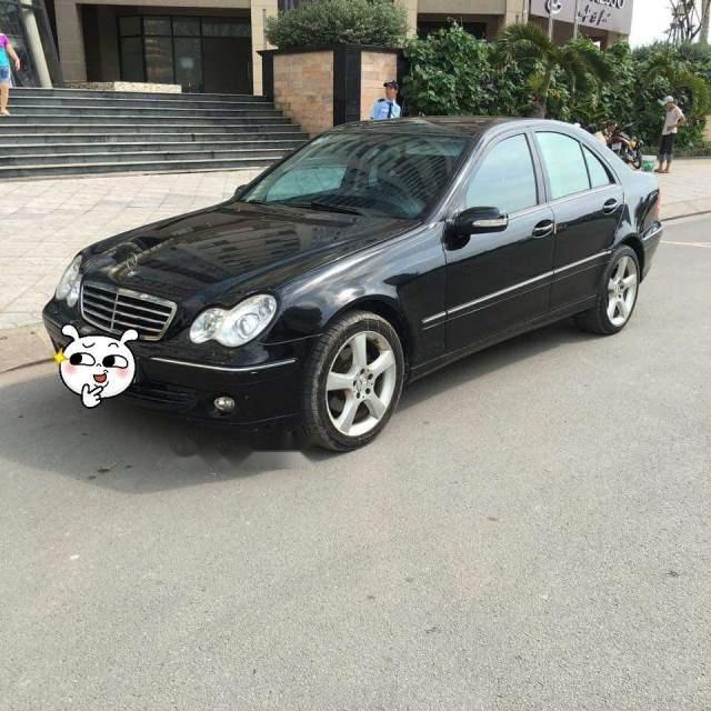 Mercedes-Benz C class  C240    2005 - Bán Mercedes C240 sản xuất 2005, màu đen chính chủ, 265tr