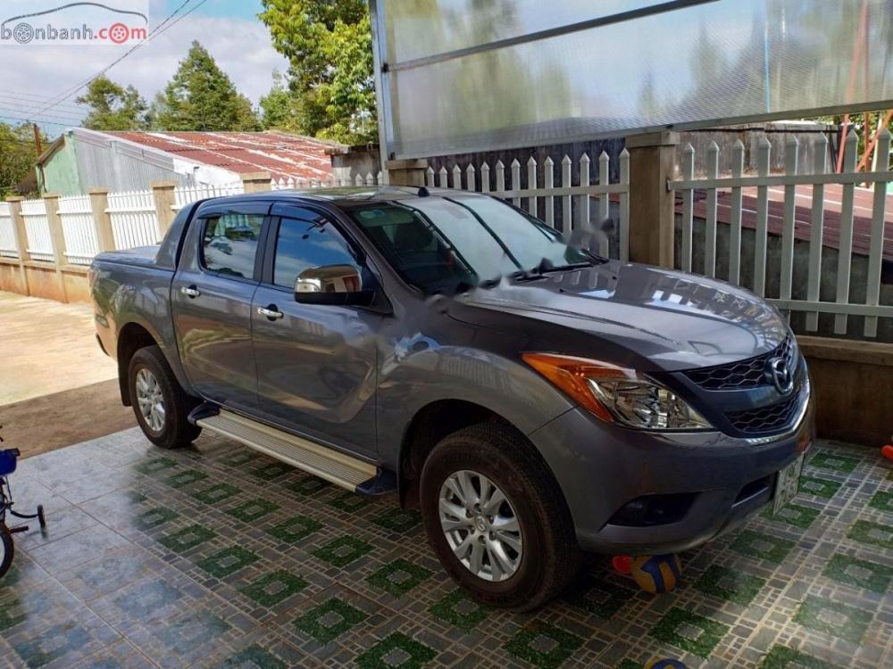 Mazda BT 50 2.2L 4x2 AT 2015 - Bán Mazda BT 50 2.2L 4x2 AT sản xuất năm 2015, màu xám, xe nhập