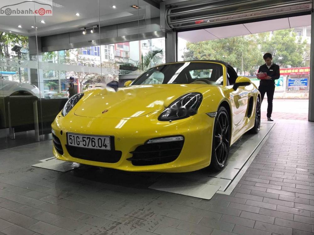 Porsche Boxster 2015 - Bán Porsche Boxster 2015, màu vàng, nhập khẩu, chính chủ