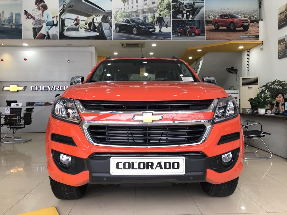 Chevrolet Colorado 2020 - Bán Colorado (2.5VGT) - Số tự động 2 cầu, hỗ trợ giá đặc biệt, trả góp 90% - 95tr lăn bánh - đủ màu  