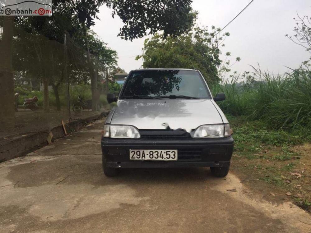 Daewoo Tico 0.8 MT 1993 - Bán xe Daewoo Tico sx 1993, số tay, máy xăng, màu ghi, nội thất màu đen