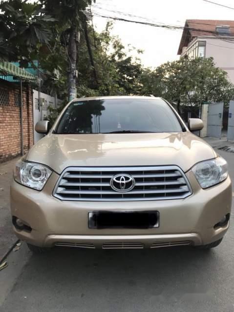 Toyota Highlander   2008 - Bán Toyota Highlander 2008, màu vàng, nhập khẩu 