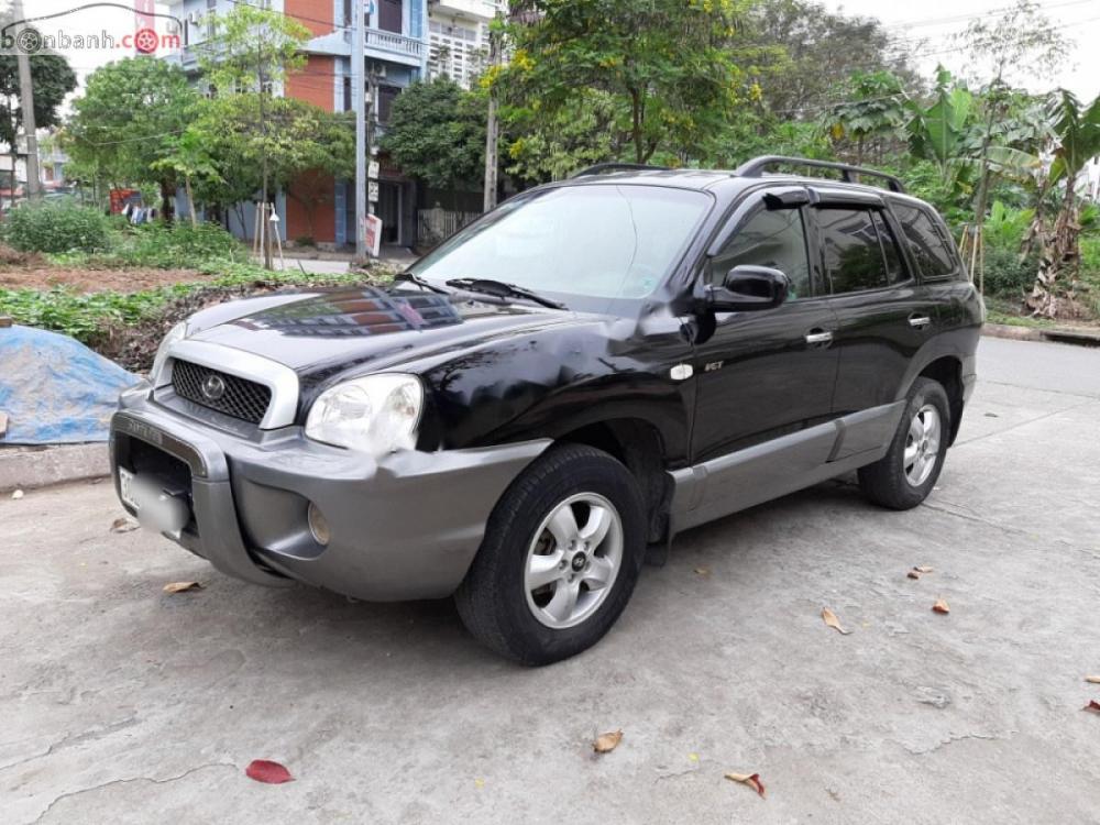 Hyundai Santa Fe Gold 2005 - Bán Hyundai Santa Fe Gold năm 2005, màu đen, nhập khẩu  