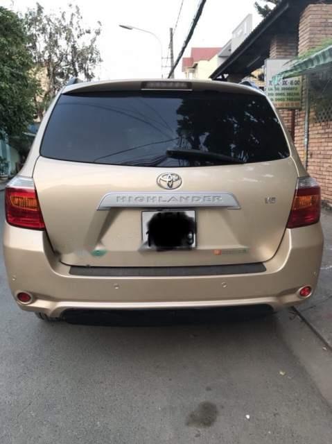 Toyota Highlander   2008 - Bán Toyota Highlander 2008, màu vàng, nhập khẩu 