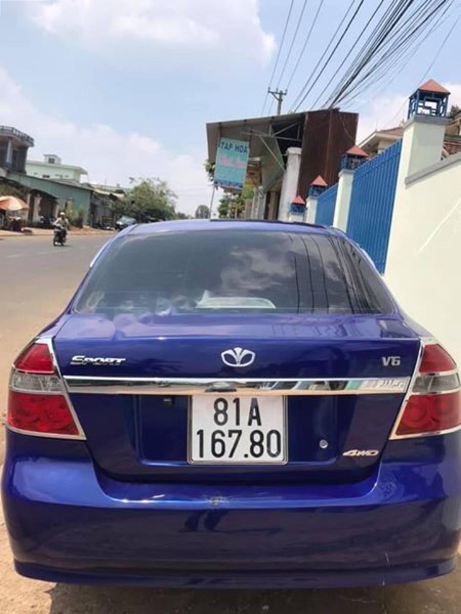 Daewoo Gentra 2008 - Cần bán Daewoo Gentra đời 2008, màu xanh lam xe gia đình, giá 175tr