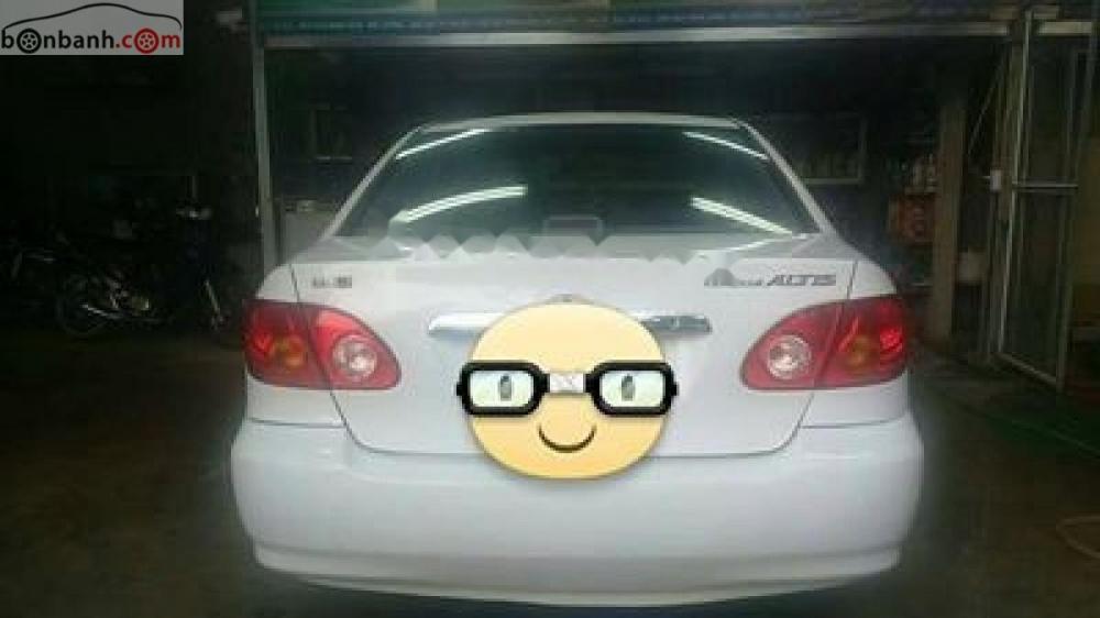 Toyota Corolla 2003 - Cần bán Toyota Corolla đời 2003, màu trắng, giá tốt