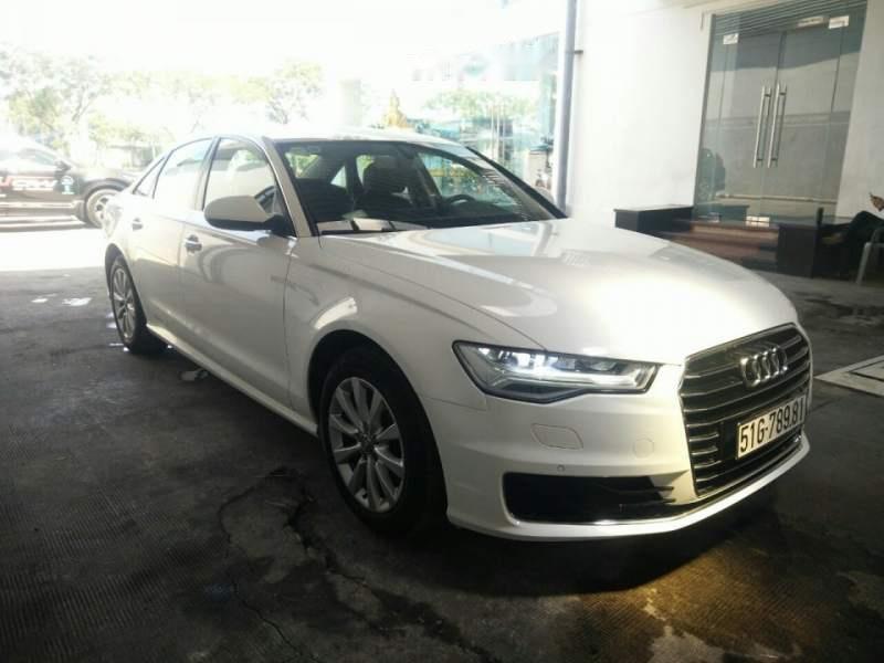 Audi A6 1.8AT 2016 - Cần bán gấp Audi A6 1.8AT năm sản xuất 2016, màu trắng