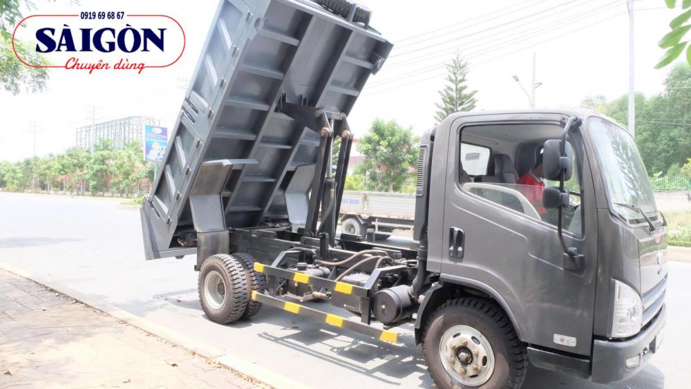 Fuso Xe ben 2017 - Bán xe Cửu Long 5 - 7 tấn sản xuất năm 2017, màu xám