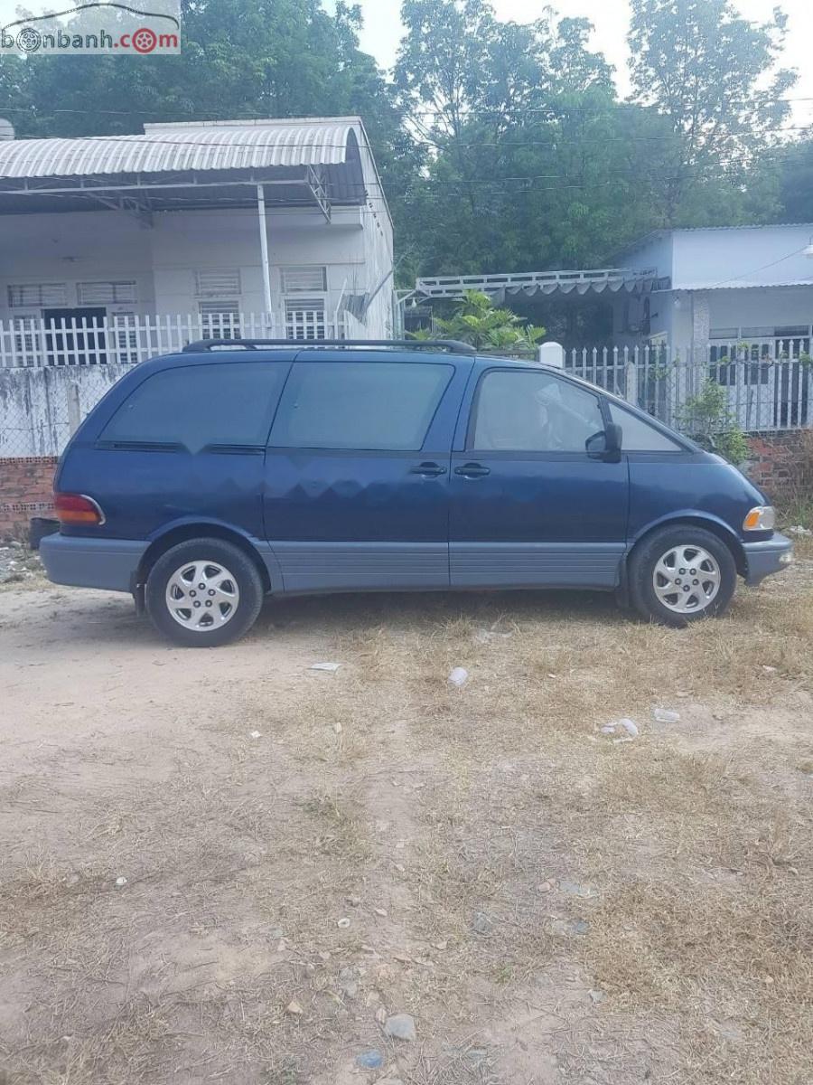 Toyota Previa 2.4AT 1992 - Cần bán xe Toyota Previa 2.4AT đời 1992, màu xanh lam, nhập khẩu 