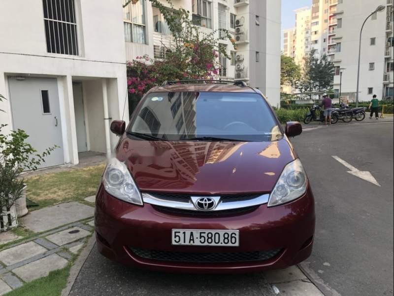 Toyota Sienna   2006 - Cần bán Toyota Sienna đời 2006, màu đỏ, xe nhập chính chủ