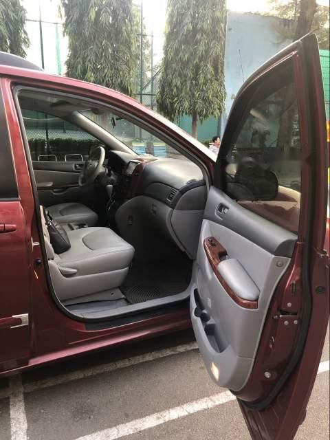 Toyota Sienna   2006 - Cần bán Toyota Sienna đời 2006, màu đỏ, xe nhập chính chủ