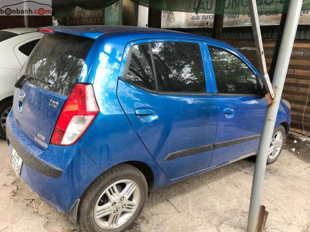 Hyundai i10 2010 - Xe Hyundai i10 2010, màu xanh lam, xe nhập 