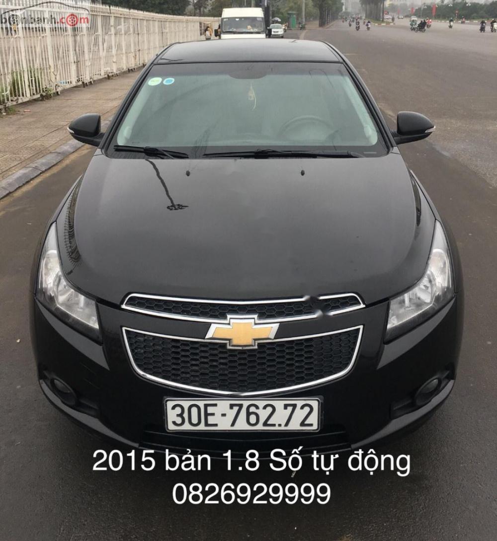 Chevrolet Cruze LTZ 2015 - Cần bán xe Chevrolet Cruze LTZ sản xuất 2015, màu đen  