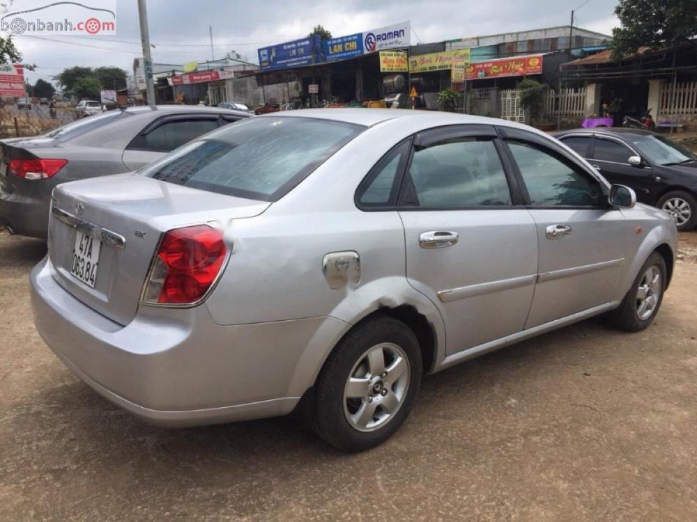 Daewoo Lacetti 2007 - Bán Daewoo Lacetti năm sản xuất 2007, màu bạc, bản đủ