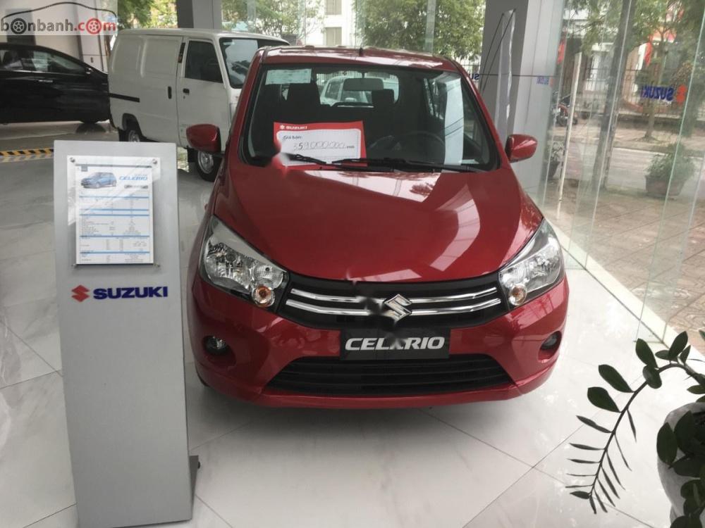 Suzuki Celerio  1.0 AT 2018 - Bán xe Suzuki Celerio 1.0 AT đời 2018, màu đỏ, xe nhập