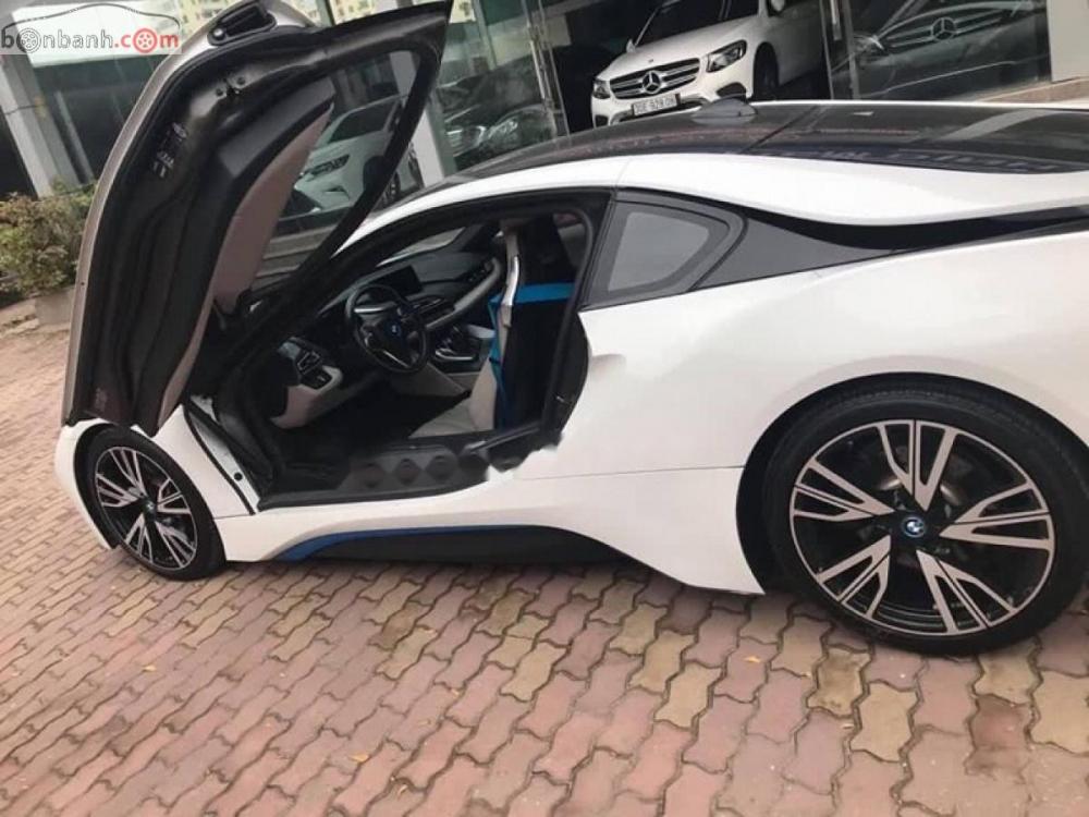 BMW i8   1.5L Hybrid 2014 - Bán BMW i8 1.5L Hybrid đời 2014, màu trắng, xe nhập số tự động