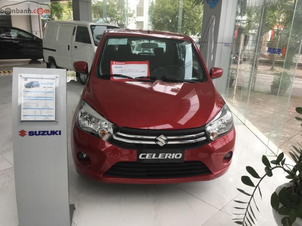 Suzuki Celerio  1.0 AT 2018 - Bán xe Suzuki Celerio 1.0 AT đời 2018, màu đỏ, xe nhập