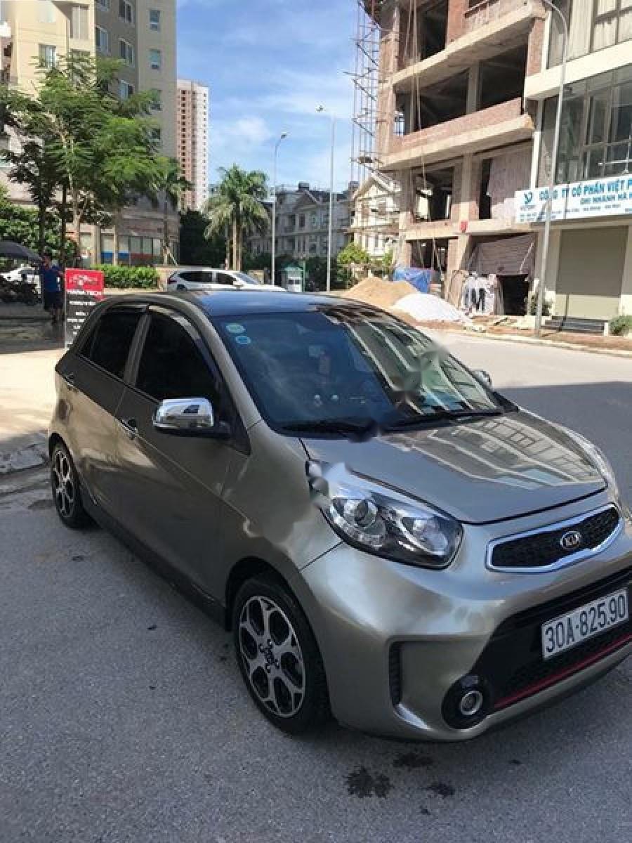 Kia Morning Si MT 2015 - Bán Kia Morning Si MT sản xuất 2015, màu xám  