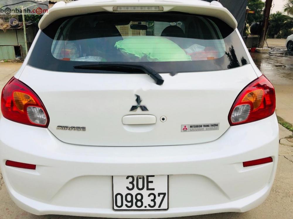 Mitsubishi Mirage   2016 - Cần bán gấp Mitsubishi Mirage năm 2016, màu trắng, nhập khẩu, mới đi 1,3 vạn