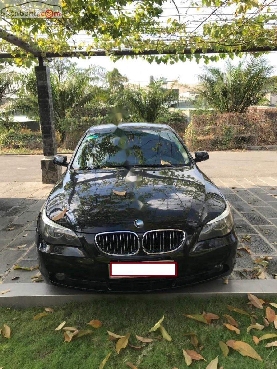 BMW 5 Series 525i 2006 - Bán xe BMW 525i cuối 2006 (tháng 11/2006), model 2007, số tự động, máy xăng, màu đen, nội thất màu kem