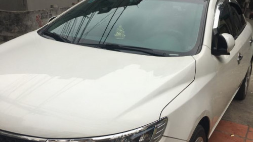 Kia Forte   1.6 AT  2012 - Bán Kia Forte 1.6 AT đời 2012, màu trắng như mới, 400 triệu