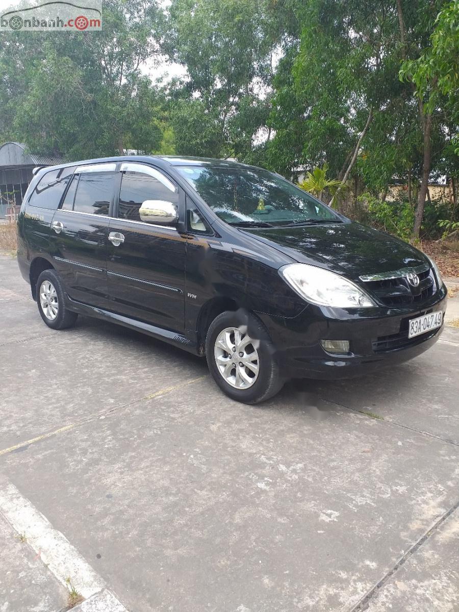 Toyota Innova G 2007 - Cần bán lại xe Toyota Innova G đời 2007, màu đen 