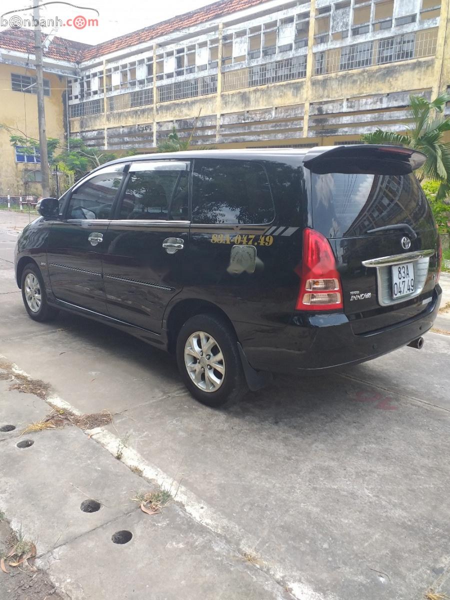 Toyota Innova G 2007 - Cần bán lại xe Toyota Innova G đời 2007, màu đen 