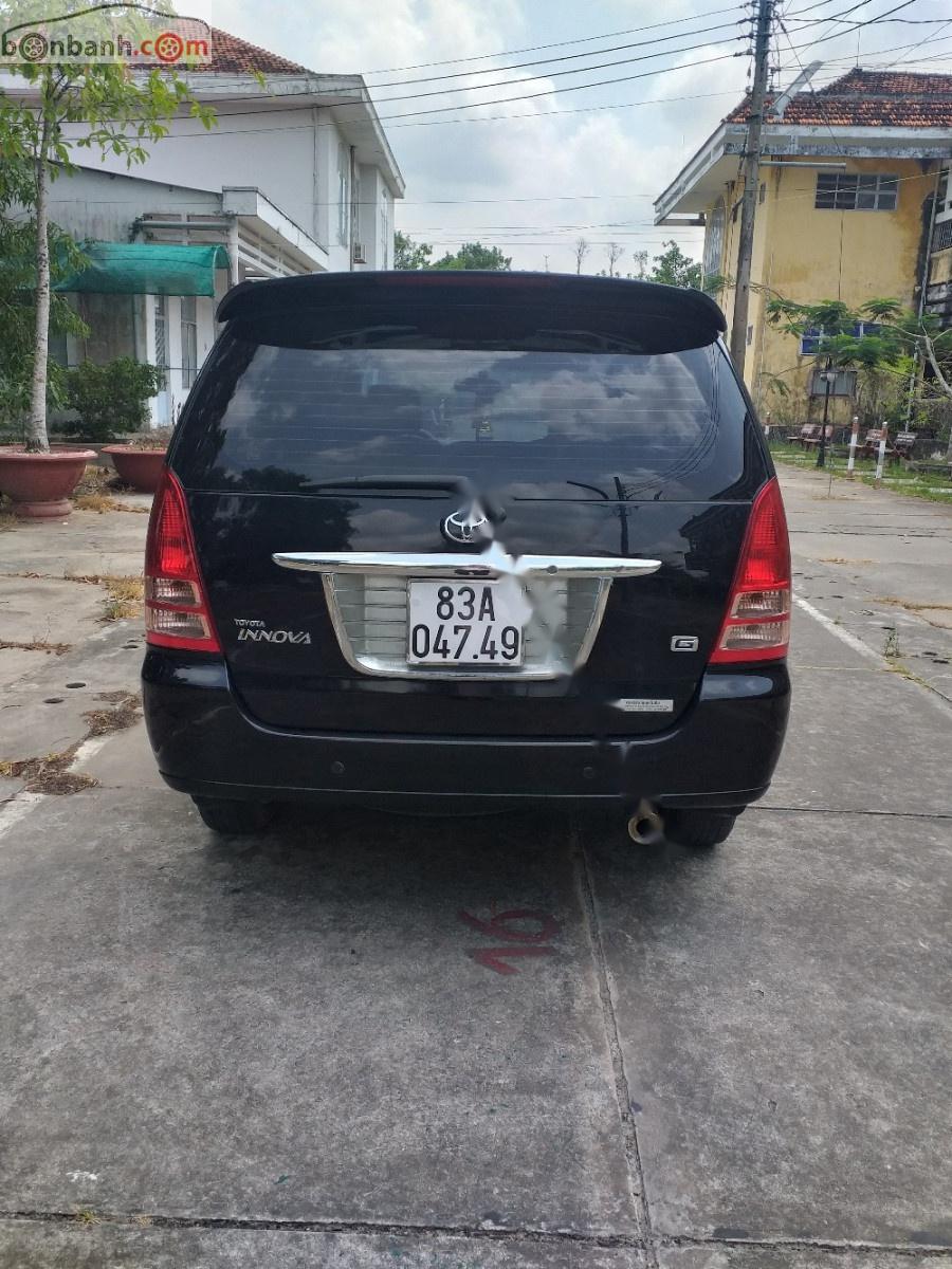 Toyota Innova G 2007 - Cần bán lại xe Toyota Innova G đời 2007, màu đen 