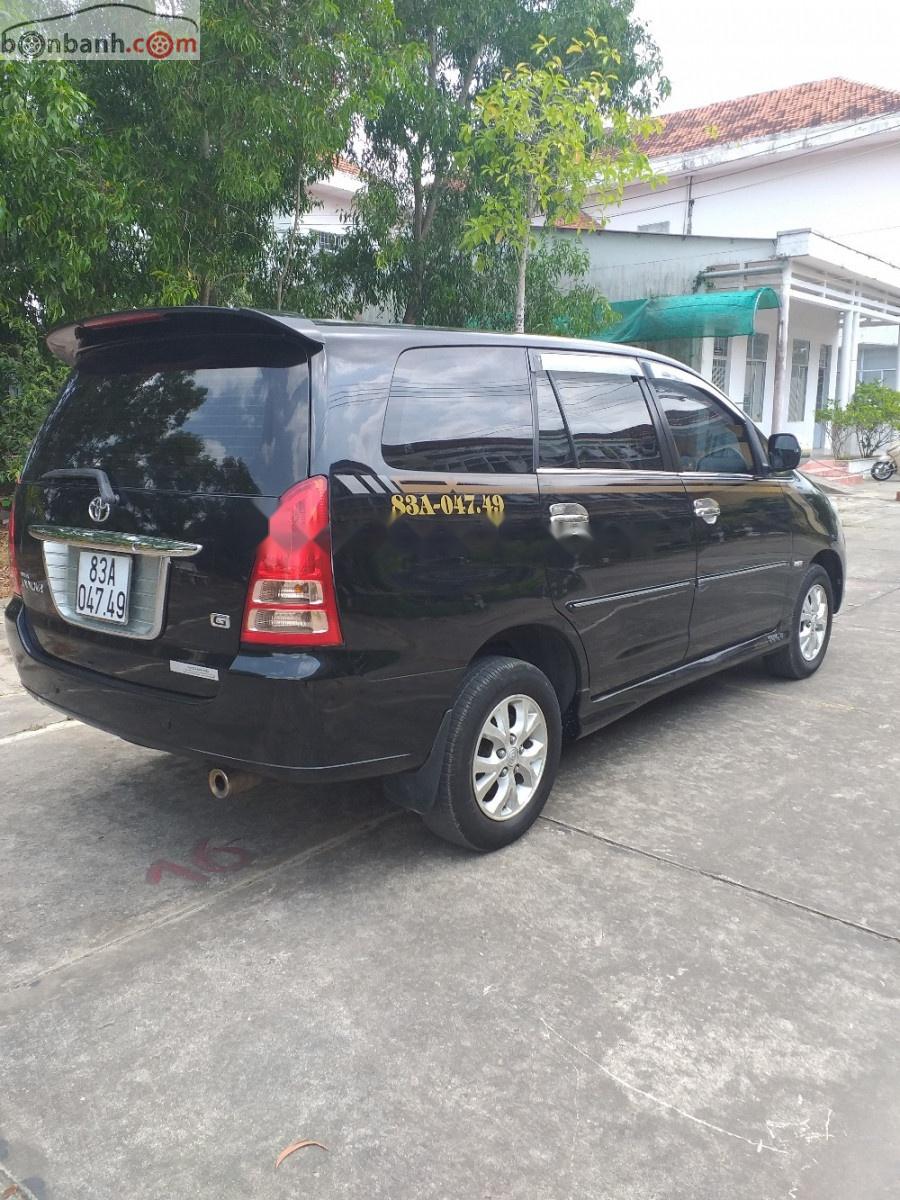 Toyota Innova G 2007 - Cần bán lại xe Toyota Innova G đời 2007, màu đen 